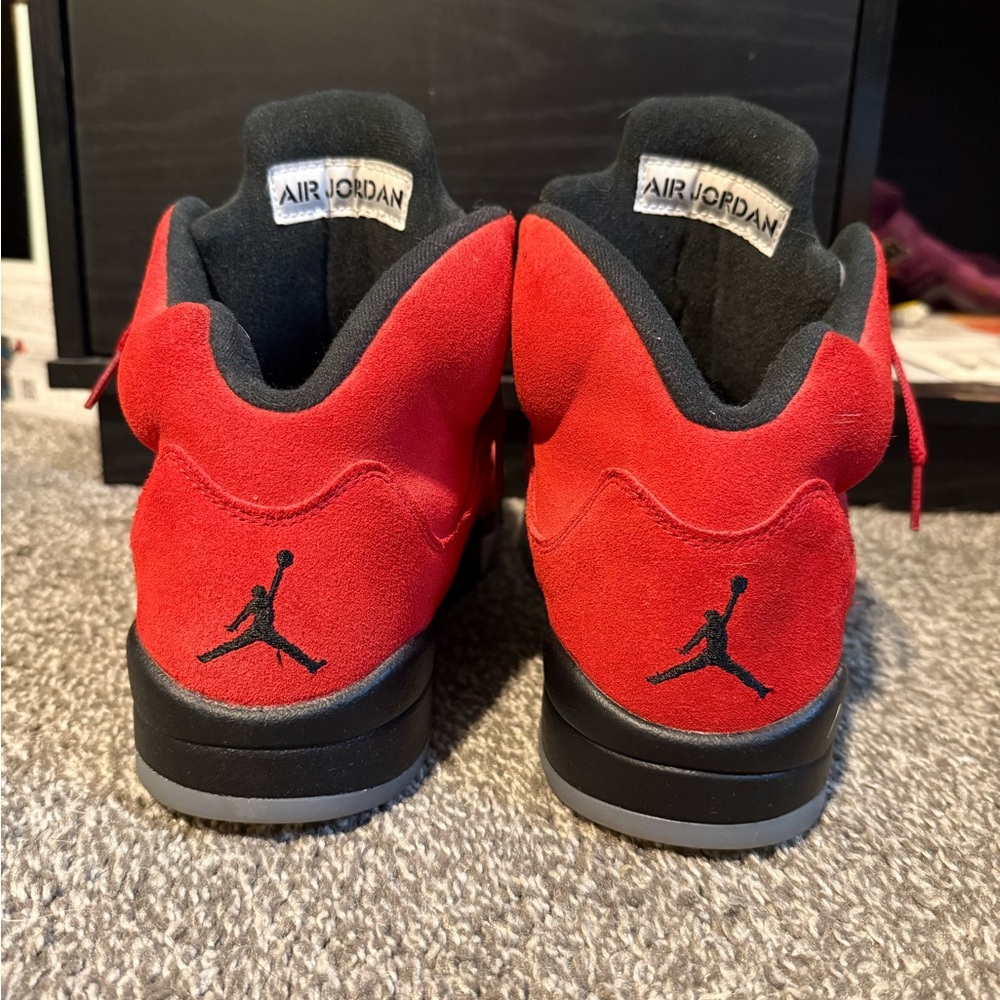Air Jordan 5 Retro red and black - Picture 5 of 9